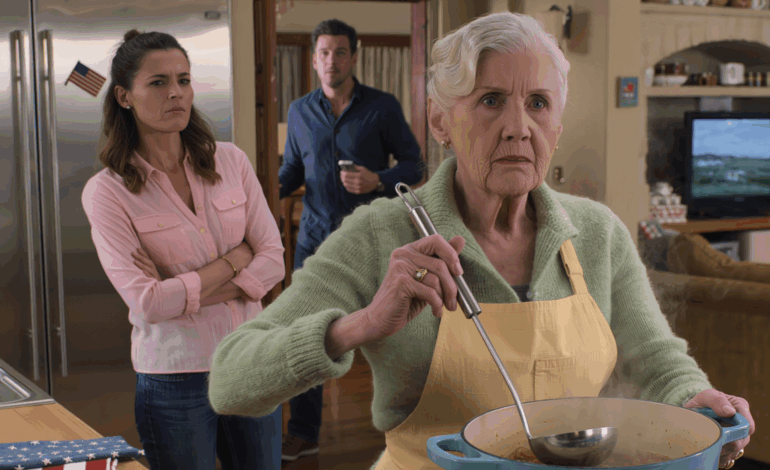 While I was stirring a pot of soup for the whole family, my daughter-in-law came closer and said, “Who told you to cook like that?” My son kept his eyes glued to the TV, pretending he didn’t see anything. A few minutes later, a loud noise came from the kitchen. And from that very moment, everything in this house began to be rearranged.