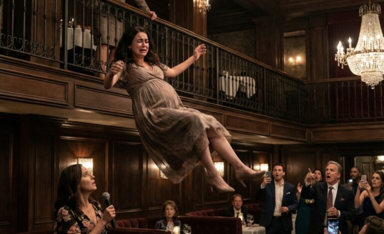 I thought my sister’s baby shower at that luxury restaurant would be awkward—but not cruel. She lifted the microphone, smiling, and shouted, “We’re also celebrating my sister’s miscarriage today!” The room laughed. I stood up, shaking. “That’s sick,” I said. My mother yanked my hair and hissed, “Stop overreacting.” Then she shoved me off the second-floor balcony. When I woke up, the scene before me was unimaginable.