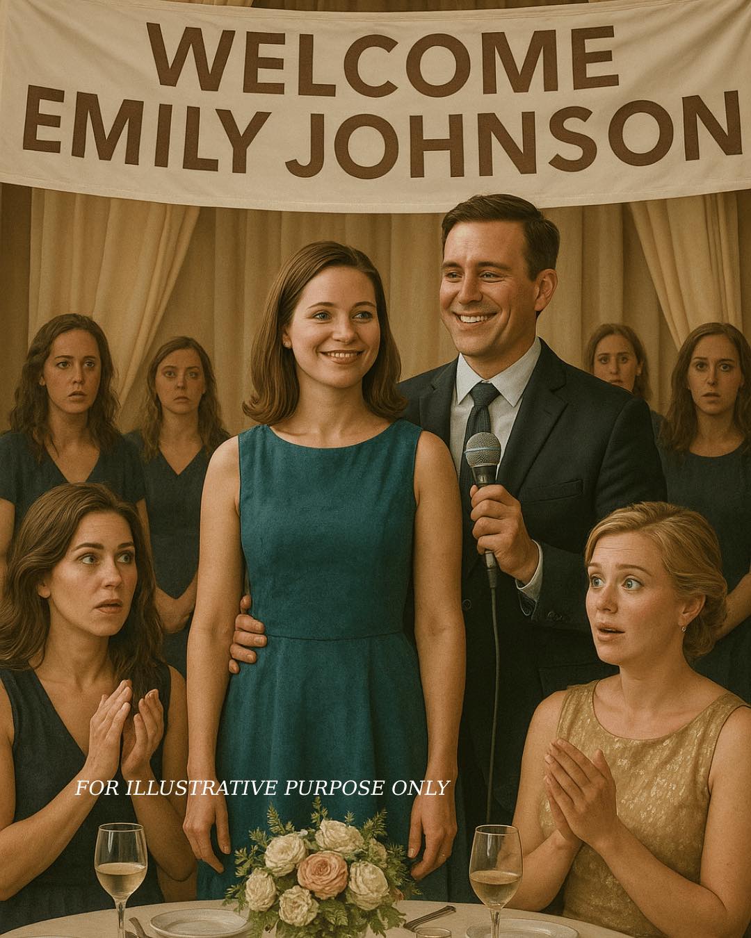 The new female employee in the office was mocked. But when she came to the banquet with her husband, the colleagues quit.