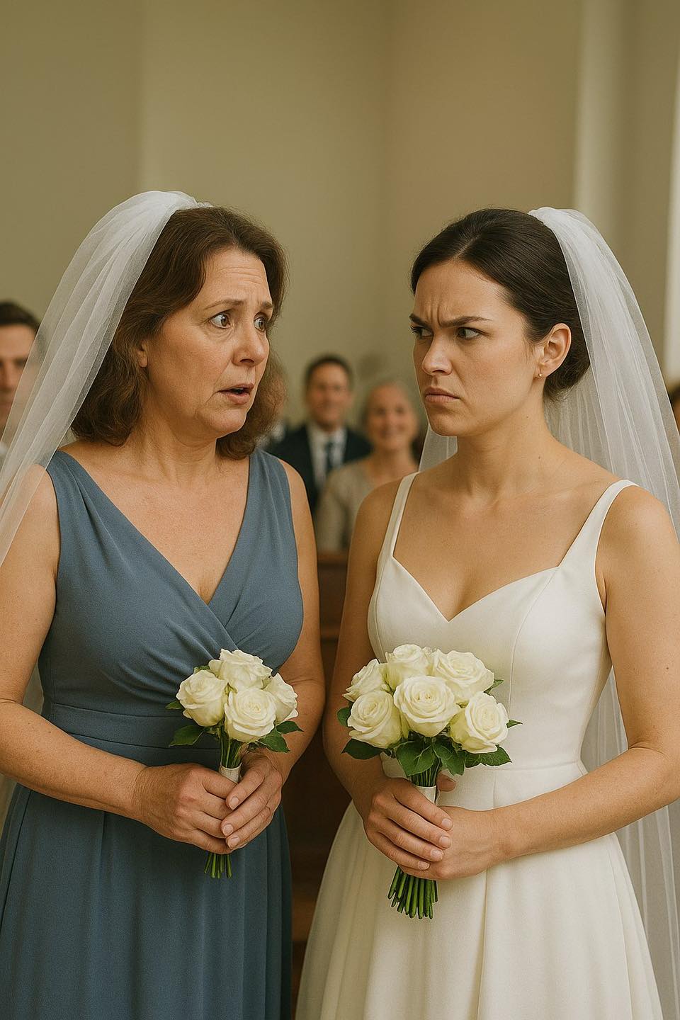 My mother-in-law showed up at our wedding wearing a bridesmaid’s dress and a white veil: I felt insulted by her behavior and made up my mind to get back at her.