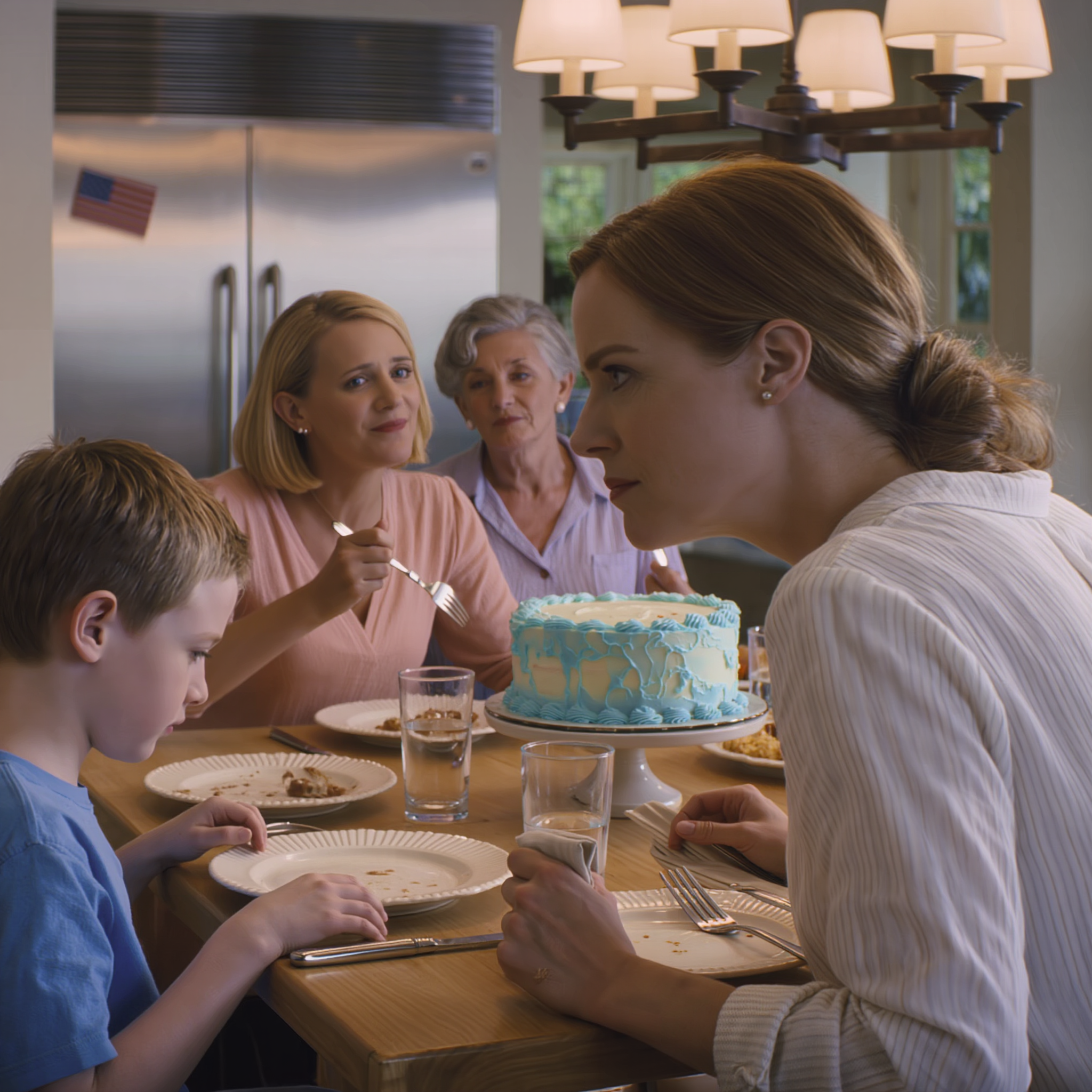 At dinner, my sister said my son’s “cheap” birthday cake made her kids feel bad. mom agreed. my son who helped bake his own cake, looked down at his hands. we left quietly. now she is begging for my help…