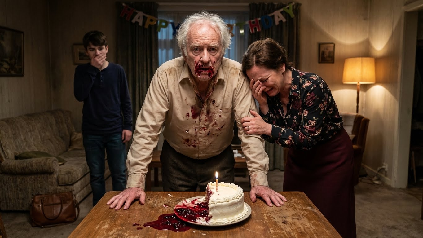 My birthday ended with frosting, blood, and laughter from the people I trusted. Minutes later, an X-ray exposed the truth hidden inside the cake. The doctor didn’t argue—he called 911.