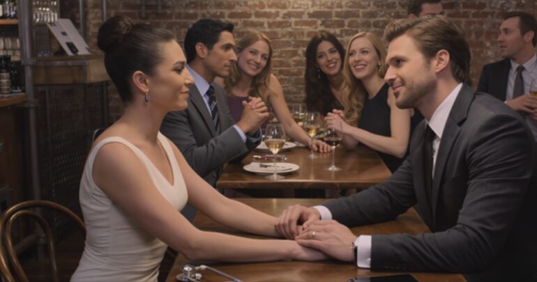 At Dinner With Friends, My Husband Said, “I Only Married Her Out Of Obligation. I Thought I Was Doing The Right Thing.” They All Laughed. I Said Nothing And Went To The Restroom. But When I Came Back… I Did Something He Will Never Forget.