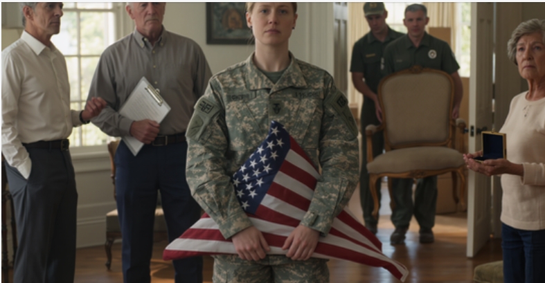 The Morning After My Soldier Husband’s Funeral, I Came Home To Find My In-Laws Changing The Locks. “Blood Family Only. Your Time Here Is Over!” His Father Announced Coldly. I Stood Still As They Piled My Things Into Boxes, Then Looked Him Straight In The Eye And Said, YOU FORGOT ONE THING