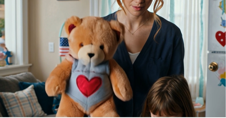 My in-laws mailed my six-year-old a birthday teddy bear with a secret sewn inside, and in the middle of my divorce it became the moment I realized they weren’t visiting to help—they were building a case to take my child.