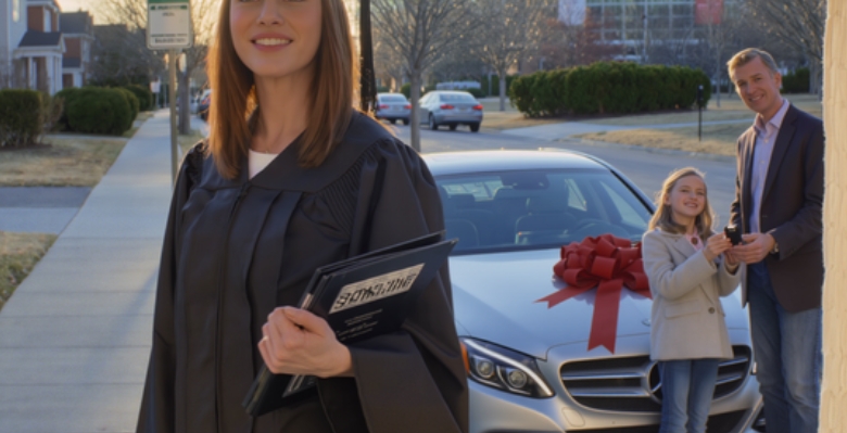 “Take The Bus, We’re Buying Your Sister A Mercedes,” Father Said. At Graduation, The Dean Announced, “And Now, Our Youngest Billionaire Graduate…” MY FATHER’S FACE SHOCK IN PANIC
