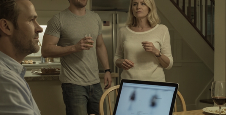 At Dinner, My Stepson Said In Front Of Everyone, “You Don’t Belong Here—Get Out.” My Wife Smiled. I Said Nothing. They Didn’t Know The House Was In My Name. That Night, I Canceled The Wedding Plans I’d Paid For, Put The House Up For Sale, And Left Town. Before I Left, I Texted Their Biological Father: “It’s Your Turn Now.” Two Hours Later, The Phone Rang…