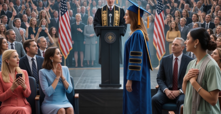 At 13, My Parents Walked Out Of The Hospital After My Diagnosis. “We Can’t Do This,” My Dad Said. “You’re On Your Own.” Nurse Rachel Didn’t Let Me Disappear—She Took Me Home And Raised Me Like I Was Hers. Fifteen Years Later, At My Johns Hopkins Graduation, The Dean Announced Me As Valedictorian. I Stepped Up To The Mic, Looked Straight At Rachel In The Crowd, And Said, “I Want To Thank My Real Mom.” My Mother Froze.