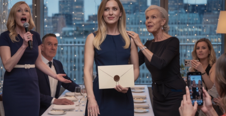 At My 30th Birthday Dinner, My Mom Announced: “Time For The Truth—You Were Never Really Part Of This Family. We Adopted You As A Tax Benefit.” My Sister Laughed. My Dad Said Nothing. I Stood Up, Pulled Out An Envelope, Said: “Funny. I Have Some Truth Too.” WHAT I REVEALED NEXT MADE MOM LEAVE HER OWN HOME.