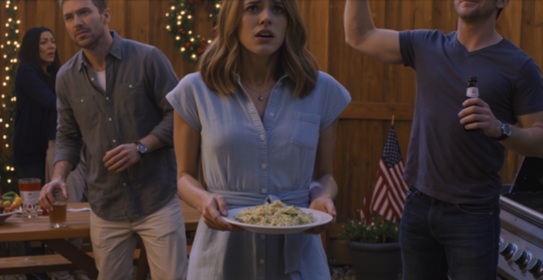 At My Sister’s BBQ, My Husband Laughed And Said, “Anyone Want To Trade Wives? She’s Stubborn And Too Independent!” Our Single Neighbor Cut In: “I’ll Gladly Take Her.” Husband’s Face Fell When The Neighbor Looked At Me And Said, “So… What Time Can I Pick You Up Tomorrow?” I Answered, “7 PM.” AND LEFT.