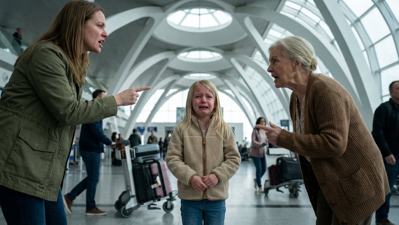 At the departure gate, my SIL shrieked that her passport was gone and blamed my child without hesitation.