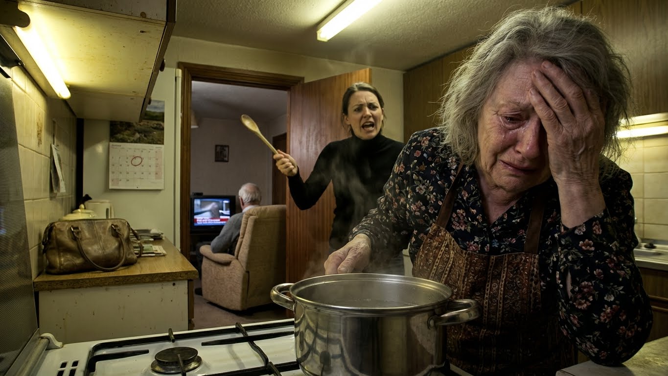 **I Was Stirring Soup When My Daughter-in-Law Smashed a Ladle Over My Head—and My Son Turned Up the TV to Drown Me Out. That Was the Moment I Chose to Change My Life Forever**