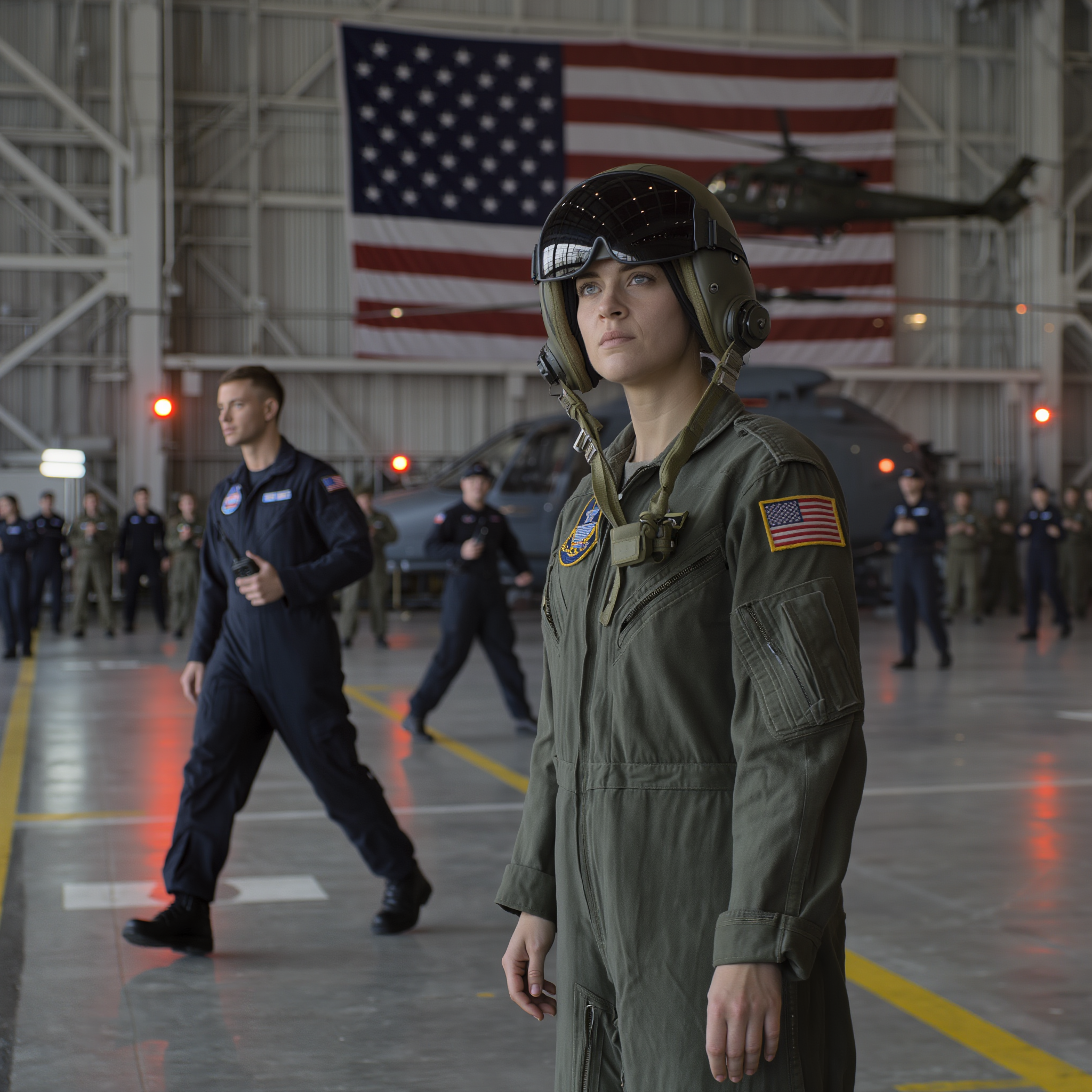 ‘The rescue commander said, ‘Is there a pilot capable?’ and she quietly stood up, leaving everyone stunned.’