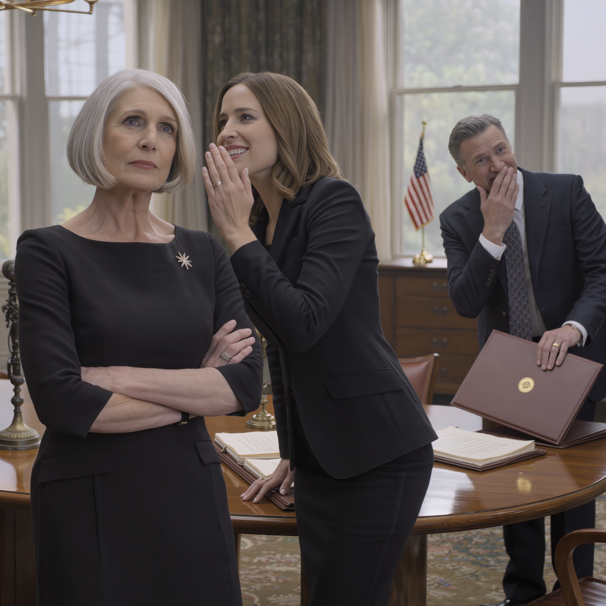 At the reading of the will, my daughter-in-law leaned in and whispered, ‘You won’t get a penny of that $77 million, everyone knows that,’ then sat down and smiled while everyone in the room watched me cower. I didn’t argue. I didn’t beg. I just waited. Because a few minutes later, the lawyer put the papers down… and started laughing.