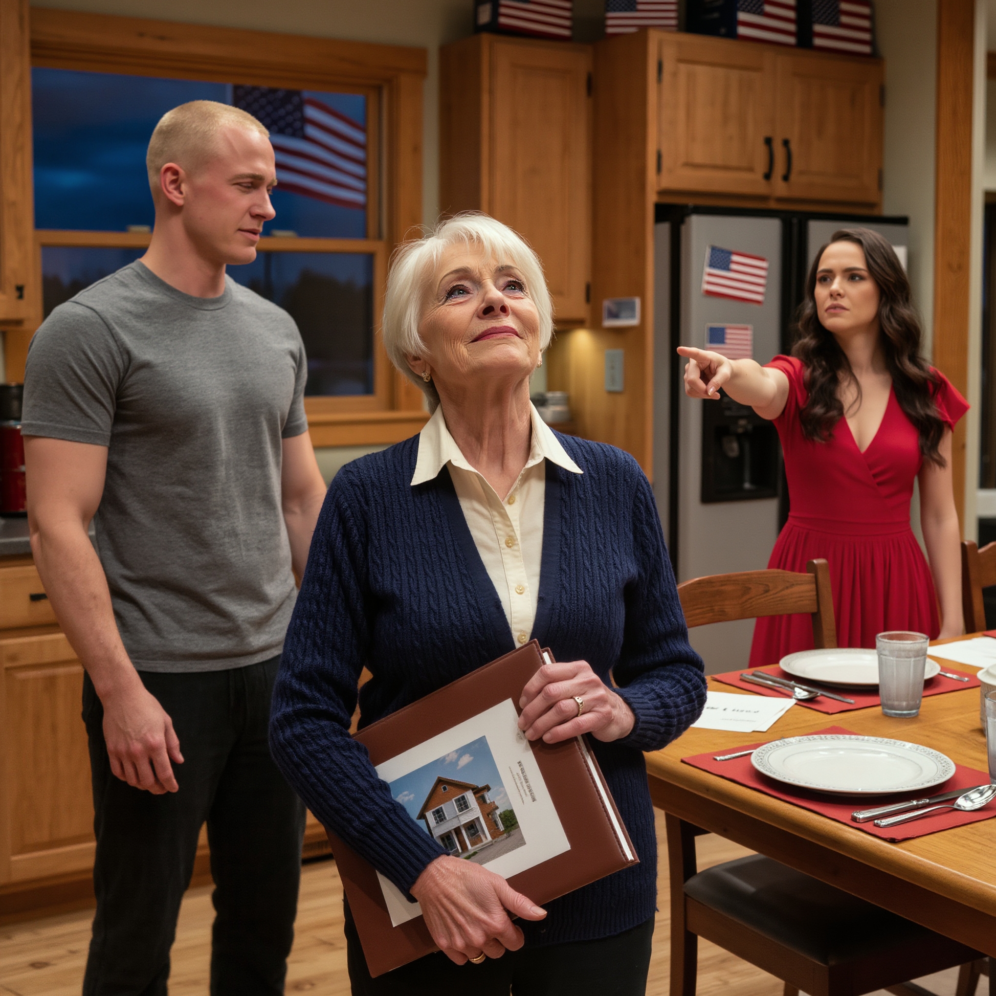 My daughter-in-law snapped, “Stop living with us—go rent yourself a room!” My son just nodded like I was a stranger. I smiled, picked up my bag, and walked out of the house I’d called home for 37 years, letting them think they’d won. They had no idea the deed was still in my name, and every bill had been paid by me. The next morning, when the door opened, their belongings were neatly lined up on the doorstep…