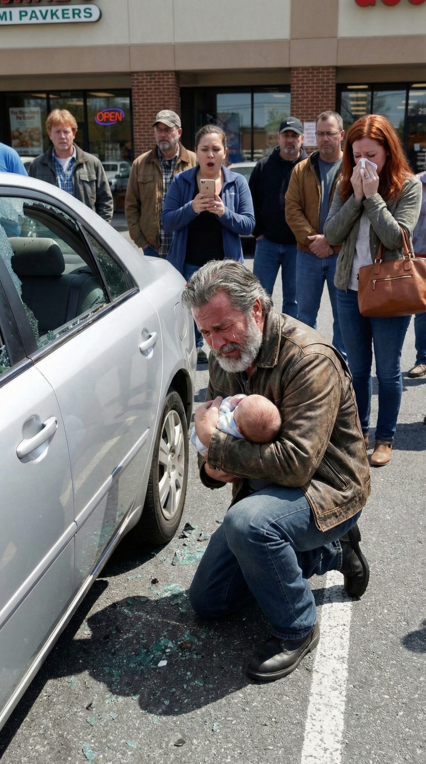 “Step Back. Get Away From the Car.” I Called the Police on a Tattooed Biker—Not Realizing He Was Trying to Save a Baby Trapped Inside