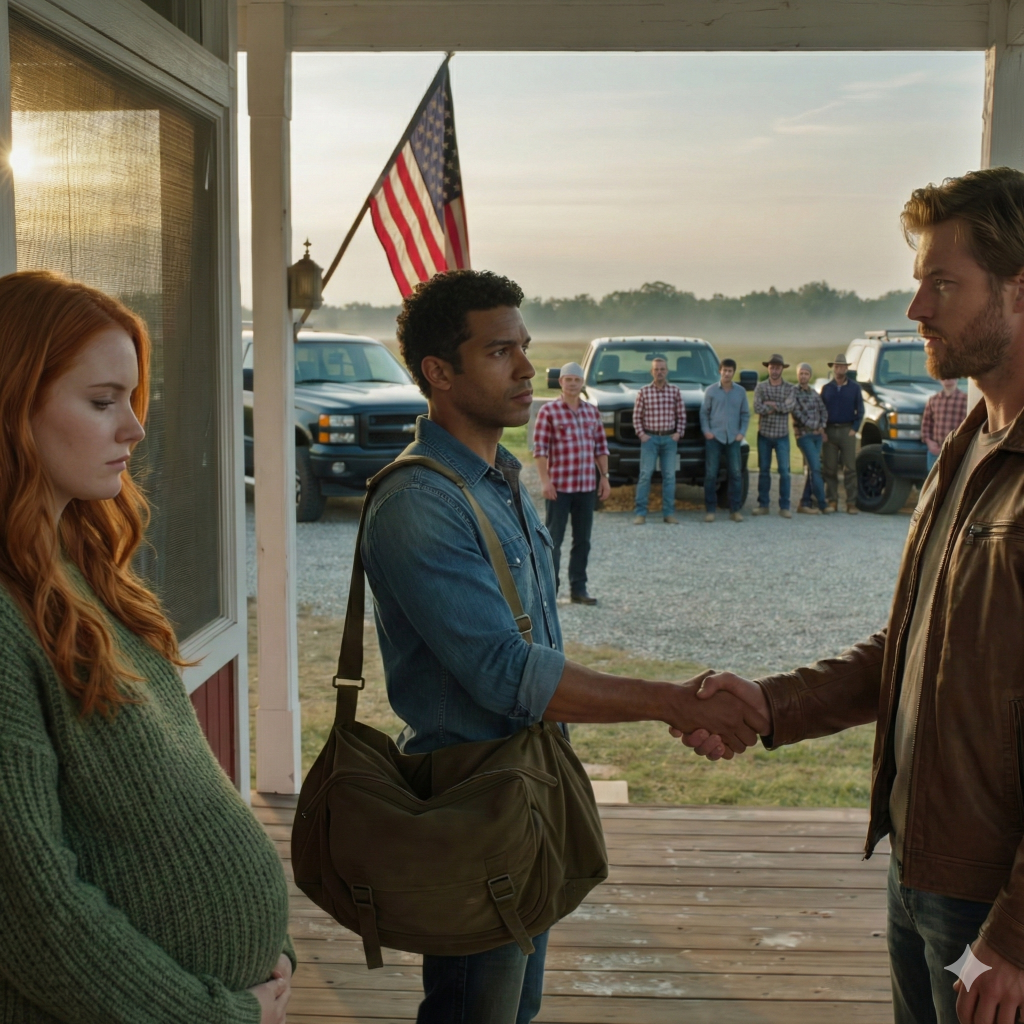 I Came Home Early From Deployment And Found My Pregnant Sister Hiding In My Basement, Her Arms Covered In Bruises. She Whispered, “They Hurt Me… All Eight Of Them. They Filmed It.” I Drove Straight To Her Father-In-Law’s Farmhouse And Demanded Answers. He Laughed In My Face, Bragged That No One Would Touch Him, Then Held Up His Phone Like A Trophy And Showed Me The Video. He Thought I Was Just A Scared Brother. He Forgot I Knew Exactly Who To Call… And What Happens When The Wrong Evidence Lands In The Right Hands.