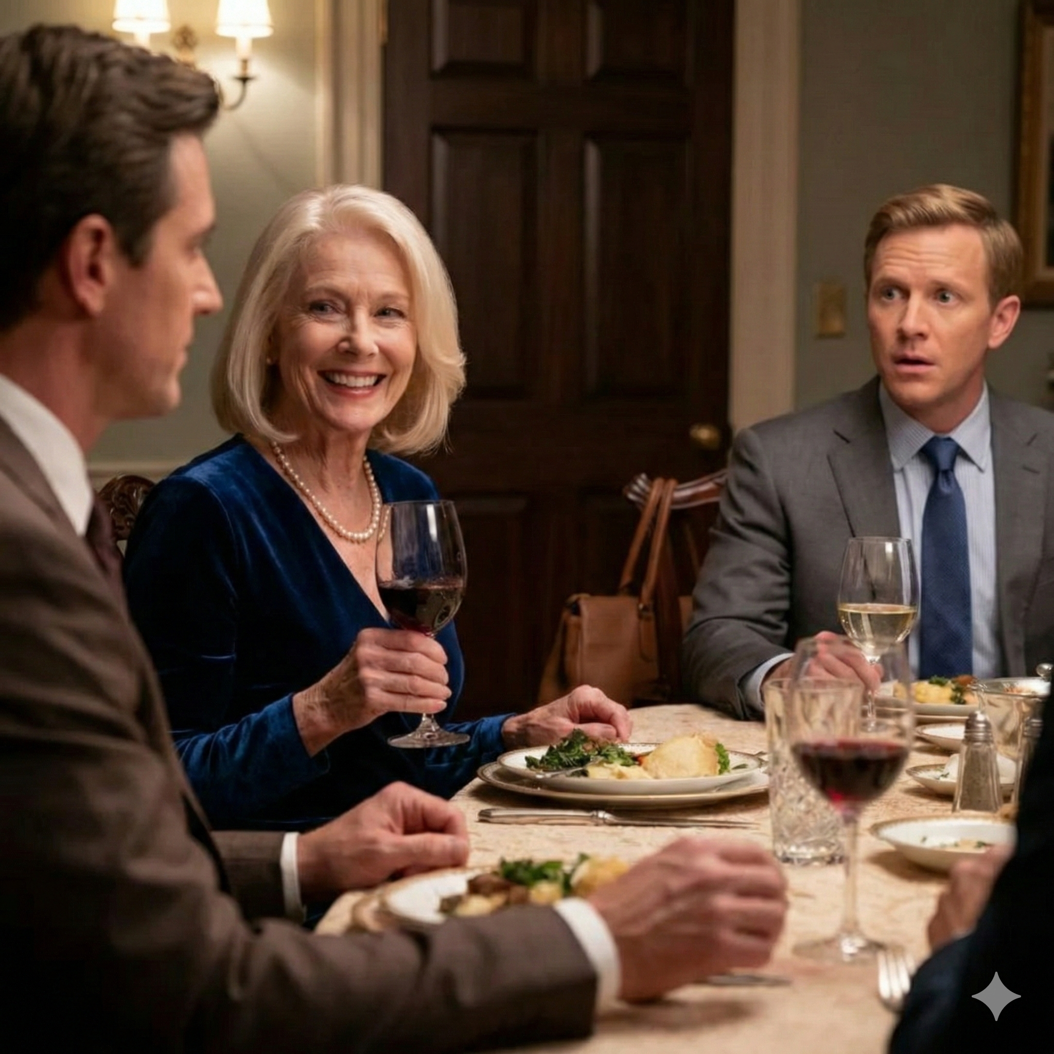 GRANDMA LOOKED AT ME WARMLY. “HAVE YOU BEEN KEEPING UP WITH THOSE PROPERTY TAX PAYMENTS ON YOUR HOUSE?” MY BROTHER STOPPED BRAGGING ABOUT HIS BONUS. MY PARENTS EXCHANGED PANICKED LOOKS. MY MOTHER WHISPERED, “MOM, WHAT TAXES?” I CALMLY SIPPED MY WINE AS GRANDMA CONTINUED…