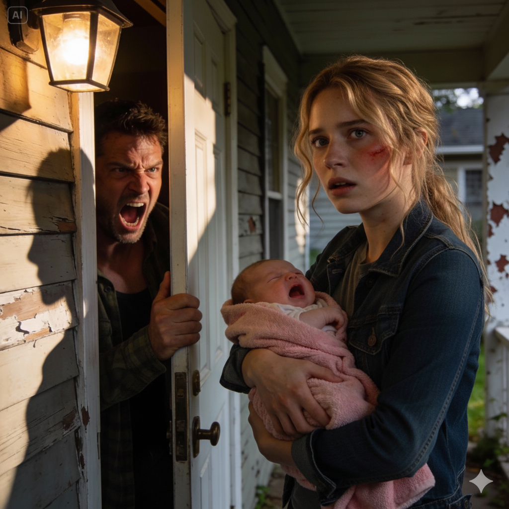 My husband was furious when I gave birth to a daughter. When we arrived home, he blocked the door and shouted that I was not allowed to enter because I failed to give him a son.