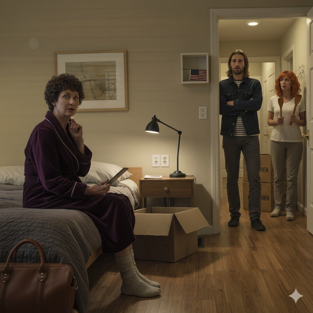 My daughter said, “If you won’t put your name behind your own grandson, don’t expect to stay here much longer”—and that same night my room went dark in a way that felt planned