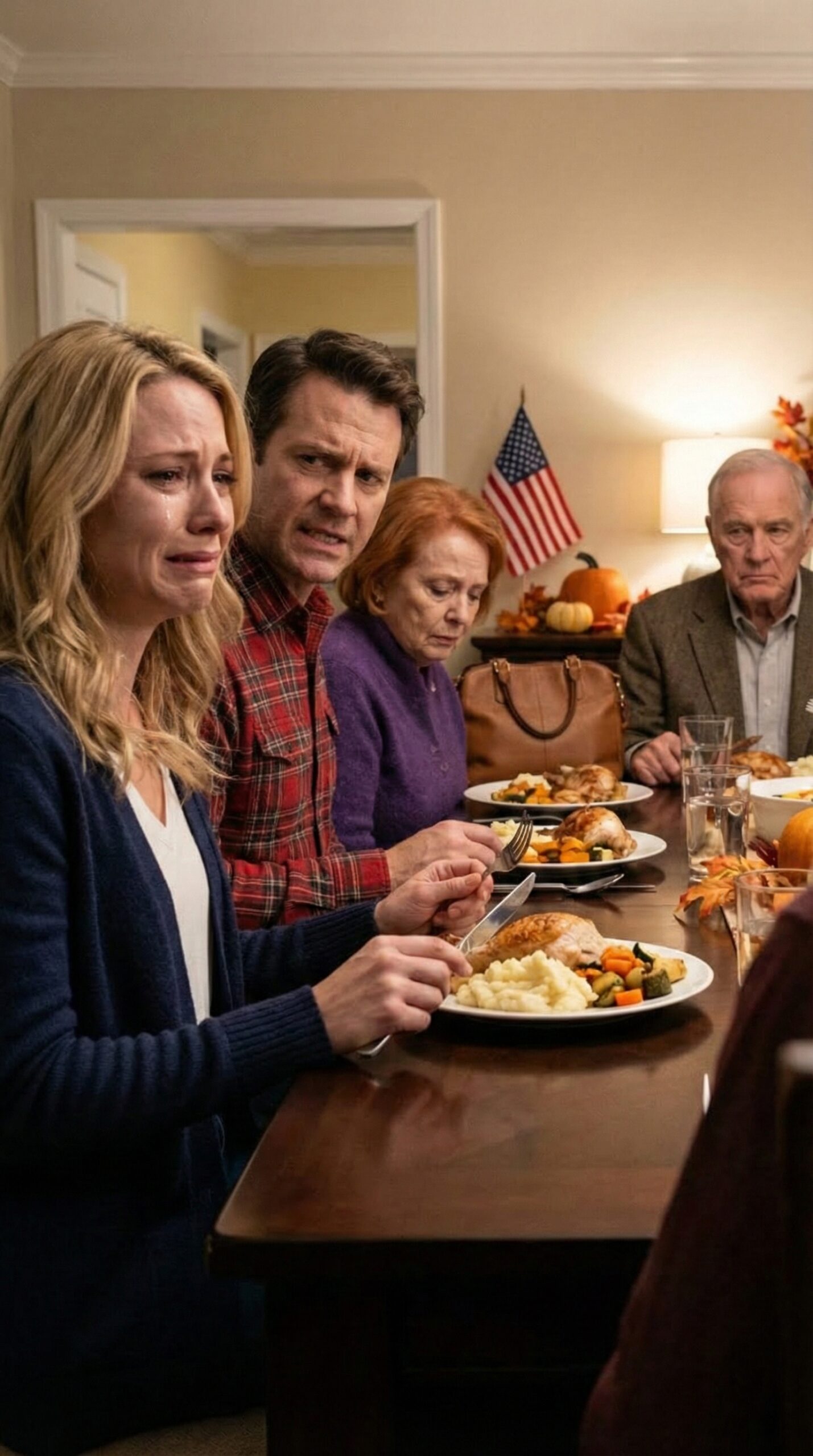 At the Thanksgiving table, my husband glanced at me and said, “Babe, why is the $50,000 loan from my dad’s life insurance still unpaid?” I slowly put my fork down and met my mother-in-law’s eyes—she had gone completely still—before replying, “Funny you should bring that up, David. Why don’t you…”
