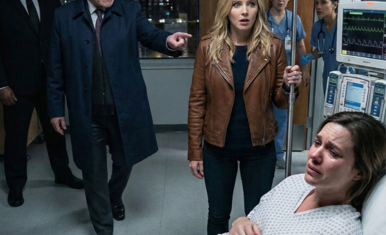 I kept thinking the worst thing that could happen at the hospital was bad news – until my husband’s mistress burst into the room, laughing as if she held my pain in her hands. “You don’t deserve his name… or that baby,” she hissed, yanking my IV line while the monitor beeped. I clutched my stomach and pleaded, “Stop – please!” Then the door burst open and my father’s deep voice rang out, “Touch her again… and you’ll regret ever being born.”