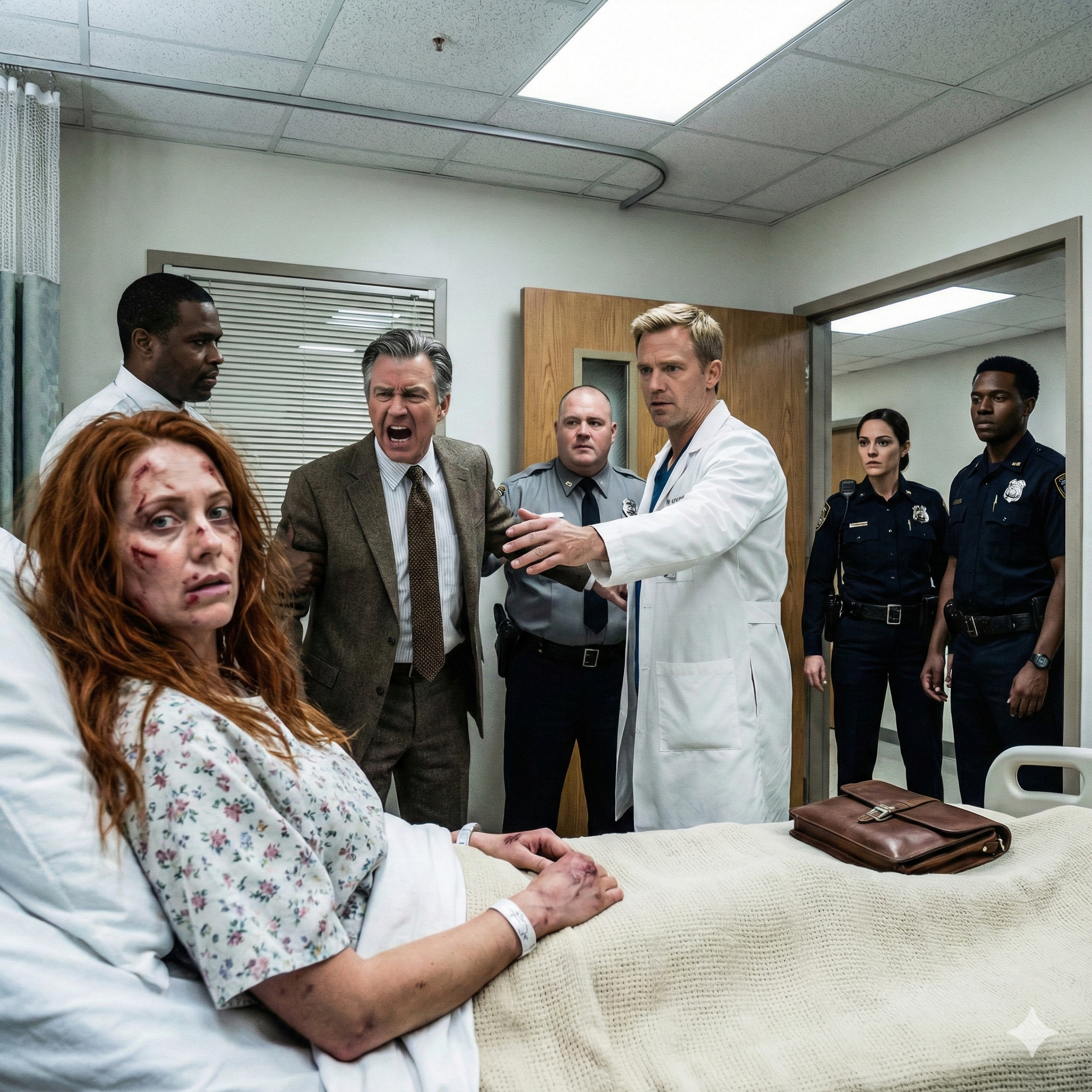 My husband controlled and abused me every day. One day, I fainted. He rushed me to the hospital, making a perfect scene: “She fell down the stairs.” But he didn’t expect the doctor to notice signs that only a trained person would recognize. He didn’t ask me anything — he looked straight at him and called security: “Lock the door. Call the police.”…