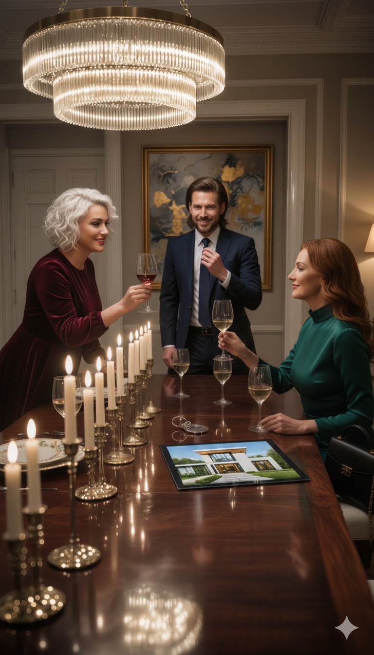 My daughter-in-law toasted “useful mothers-in-law,” my son laughed, and I calmly told them about the mansion I bought 2,000 miles away