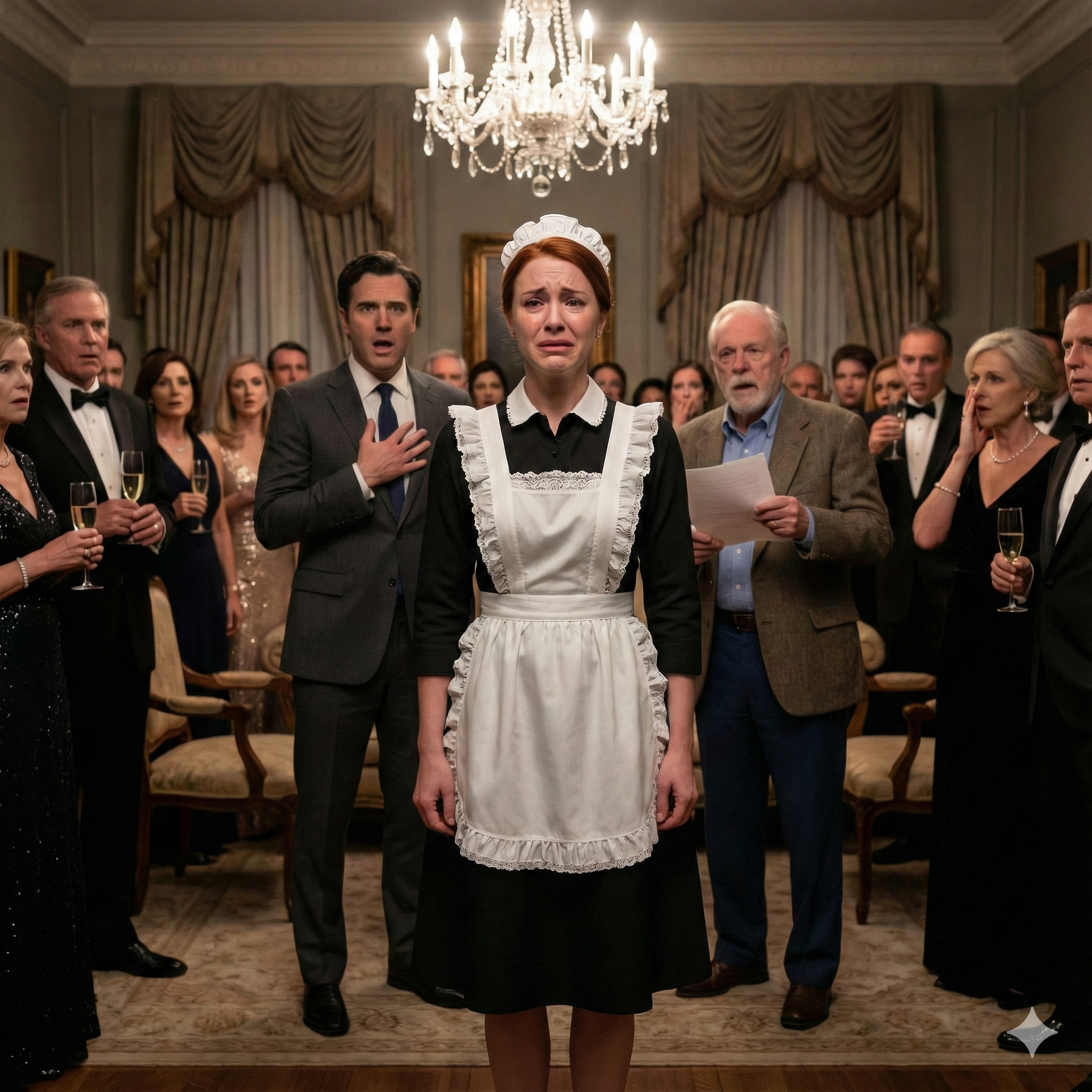 “So what if your mother is dead? Stop crying and go serve the guests!” On the very day of my mother’s funeral, my husband forced me to wait tables at his promotion party. As I swallowed my grief and carried trays through the room, a mysterious man stepped closer and whispered a truth about my mother—one secret that would shatter everything my husband thought he owned.