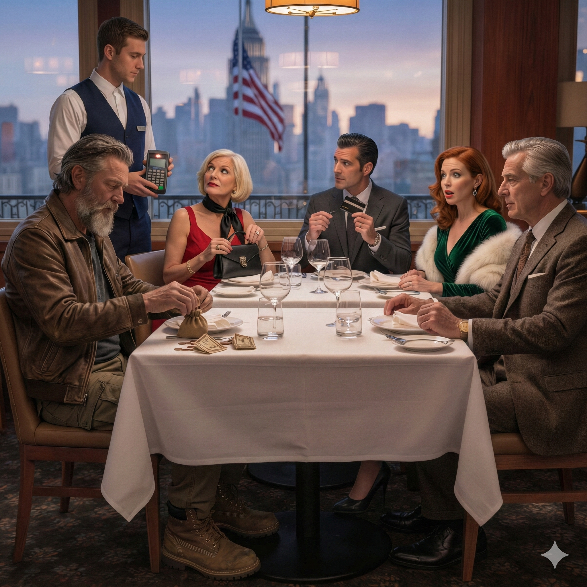 I Let My Daughter Think I Was a Broke Old Man in a Drafty Cabin—Until My Son-in-Law Dragged Me to a Five-Star Chicago Restaurant to Show Off His “Dynasty,” Mocked My Mud-Stained Boots, and Watched His Cards Fail at the Table. They Laughed at My Pocket Change… Not Knowing One Quiet Call Would Wake the Empire I Built, and Their Perfect Image Would Start Cracking That Same Night.