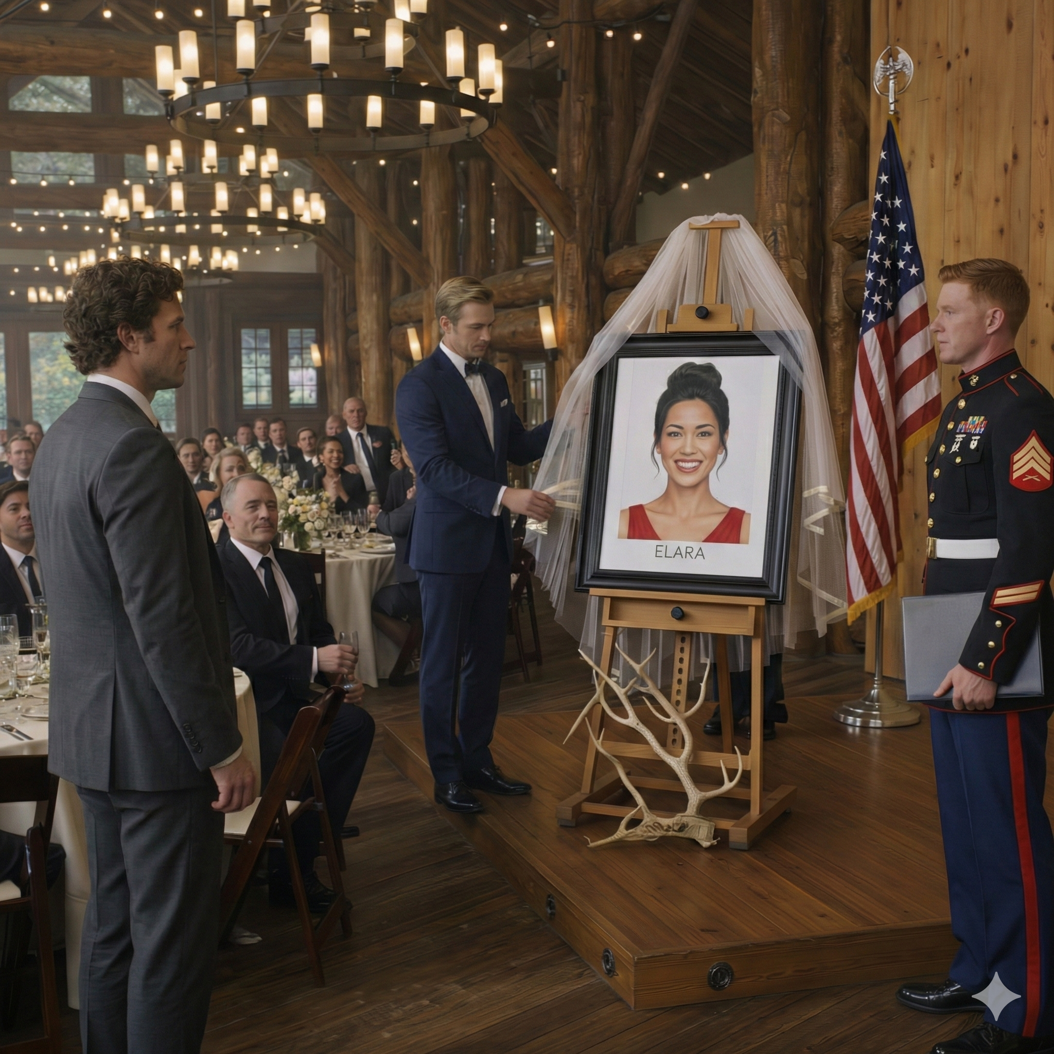 I Came Home From A Classified Deployment To Find My Wife In A Coffin. The Sheriff Blocked My Path And Called It A “Hunting Accident.” But At A Billionaire’s Gala, I Saw My Wife’s Photo Mounted On His Wall—Right Between A Lion And A Bear—And He Sipped His Scotch, Smirked, And Whispered, “Best Trophy I Ever Collected.” My Blood Went Ice Cold… Because He Didn’t Know I’d Already Sent The Evidence To The One Person Who Could End Him—And Tonight, The Trap Was Finally Set.