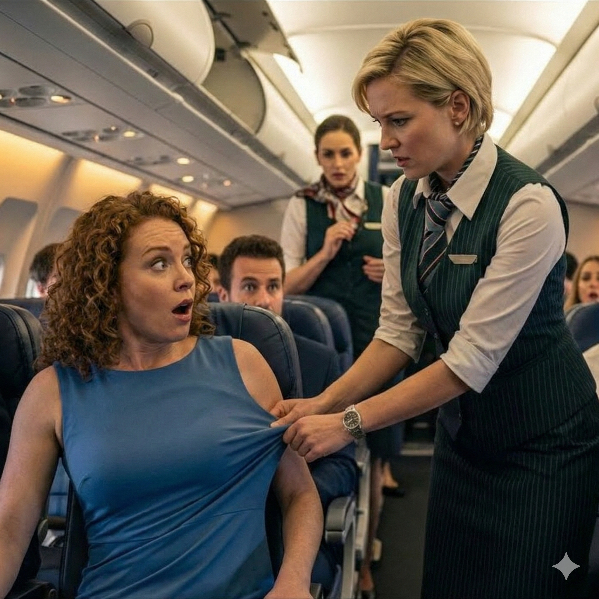 The Flight Attendant Tried to Humiliate a “Nobody” in First Class—Until One Quiet Call Exposed Who He Really Was, and the Airline’s Power Game Exploded Mid-Flight