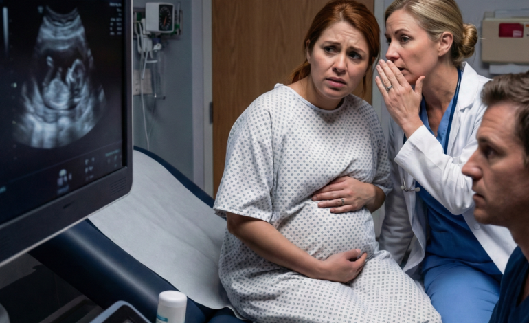 During my ultrasound, the doctor’s hands suddenly shook. She pulled me aside and whispered, ‘You need to divorce your husband. Now.’ My stomach dropped.