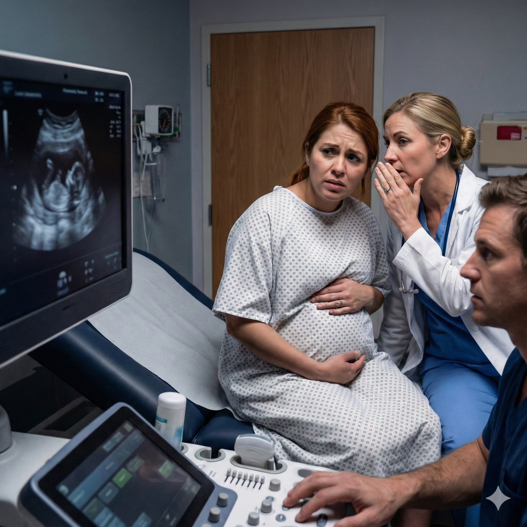 During my ultrasound, the doctor’s hands suddenly shook. She pulled me aside and whispered, ‘You need to divorce your husband. Now.’ My stomach dropped.