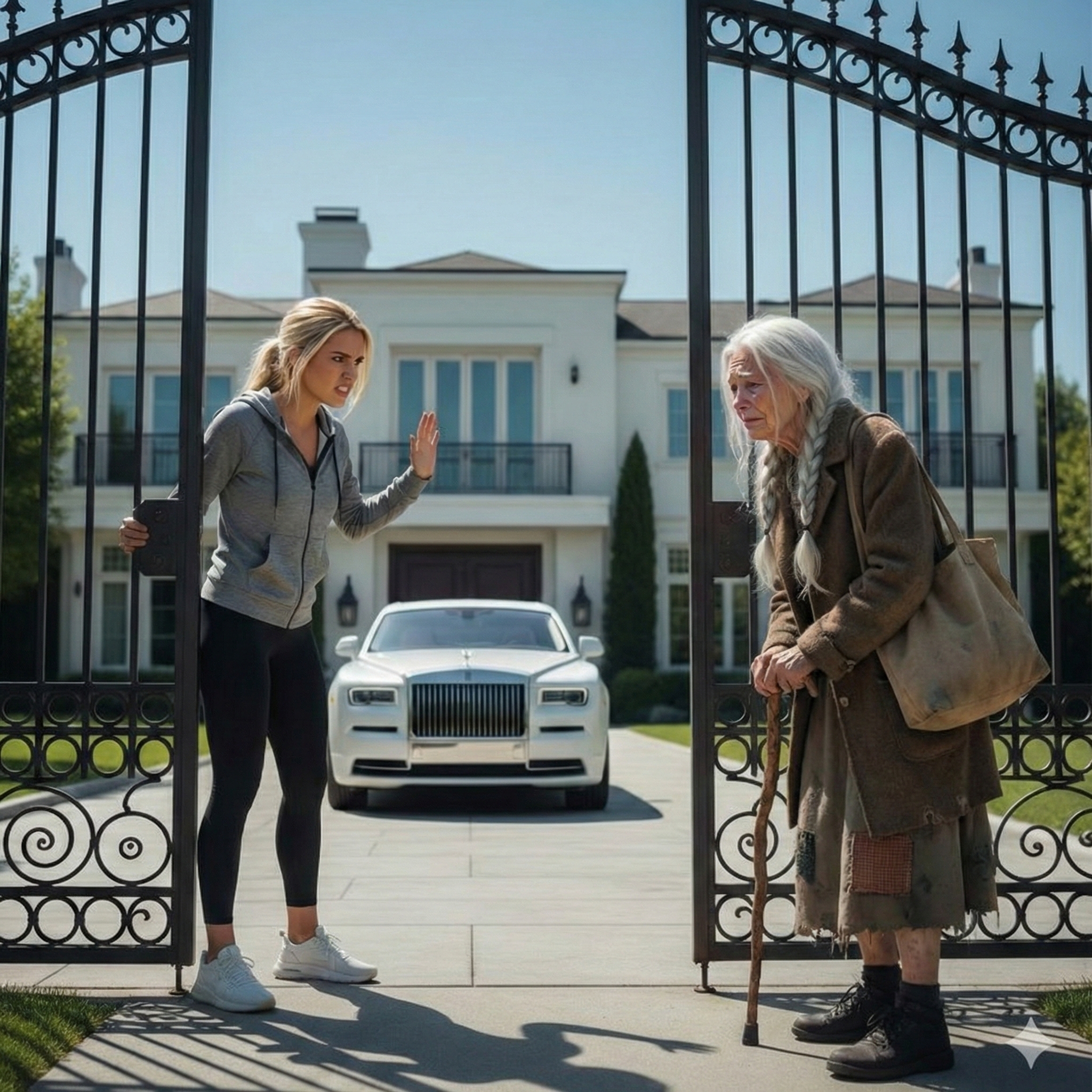 You feel the solid mahogany door slam in your face like a gunshot in a neighborhood where nothing is supposed to sound messy.