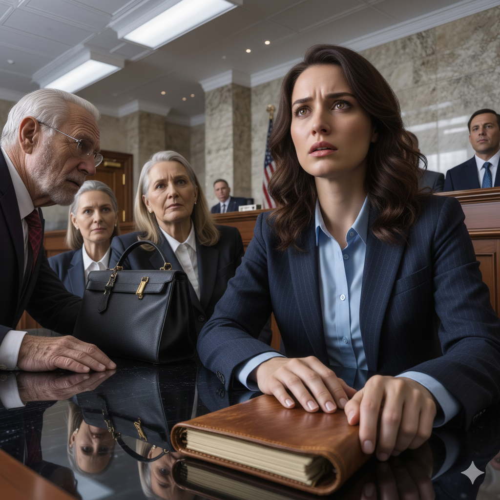 At the Los Angeles county courthouse, my TV-famous parents sat smiling like they’d already reclaimed what my grandfather left me, until the judge’s eyes landed on the worn leather journal in my bag and he murmured, “Wait… you’re her?”