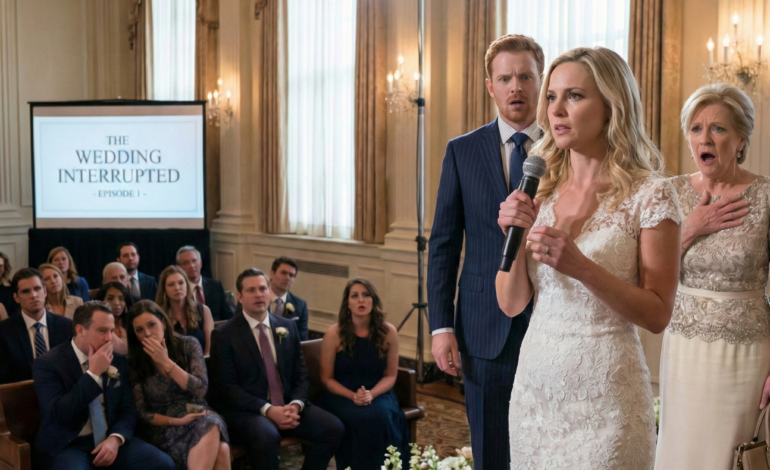 An hour before the wedding, I overheard my fiancé whispering to his mother, “I don’t care about her – I only want her money.” I wiped away my tears, walked up to the altar, and instead of saying “I do,” I said something that made my mother-in-law clutch her chest right there in the hall…