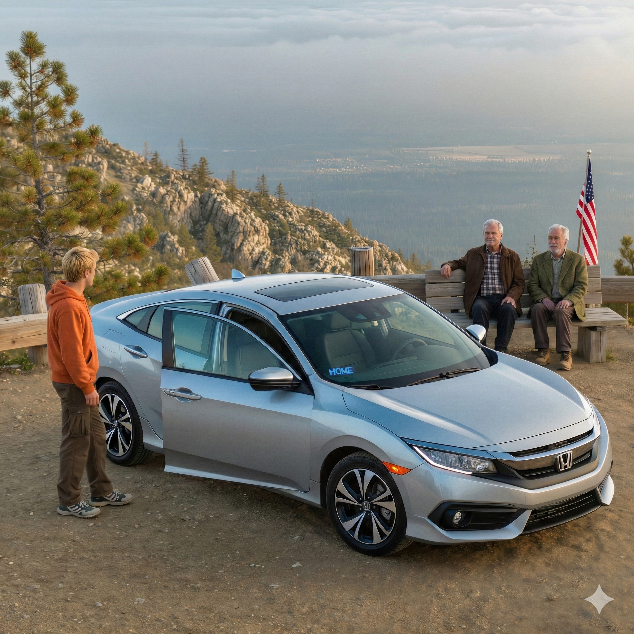 I Bought A Used Car. The Gps Had One Saved Address Labeled “Home.” I Assumed The Last Owner Forgot To Delete It. But I Got Curious And Drove There Anyway. It Led Me To A Mountain Overlook… And An Old Man Was Already Waiting.