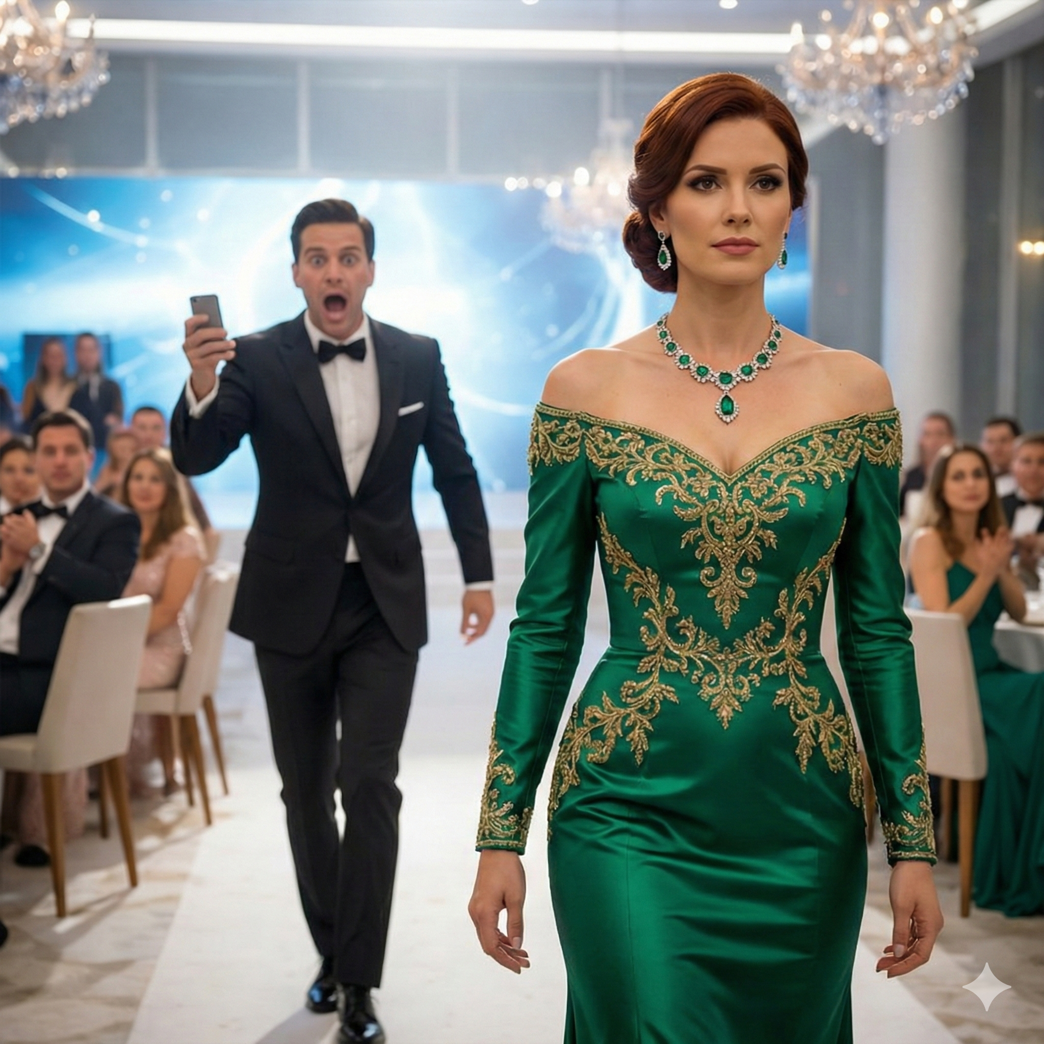 He Called Her “Just a Clerk” — Until the Billionaire Took Her Hand on Stage… and Her Ex Lost Control