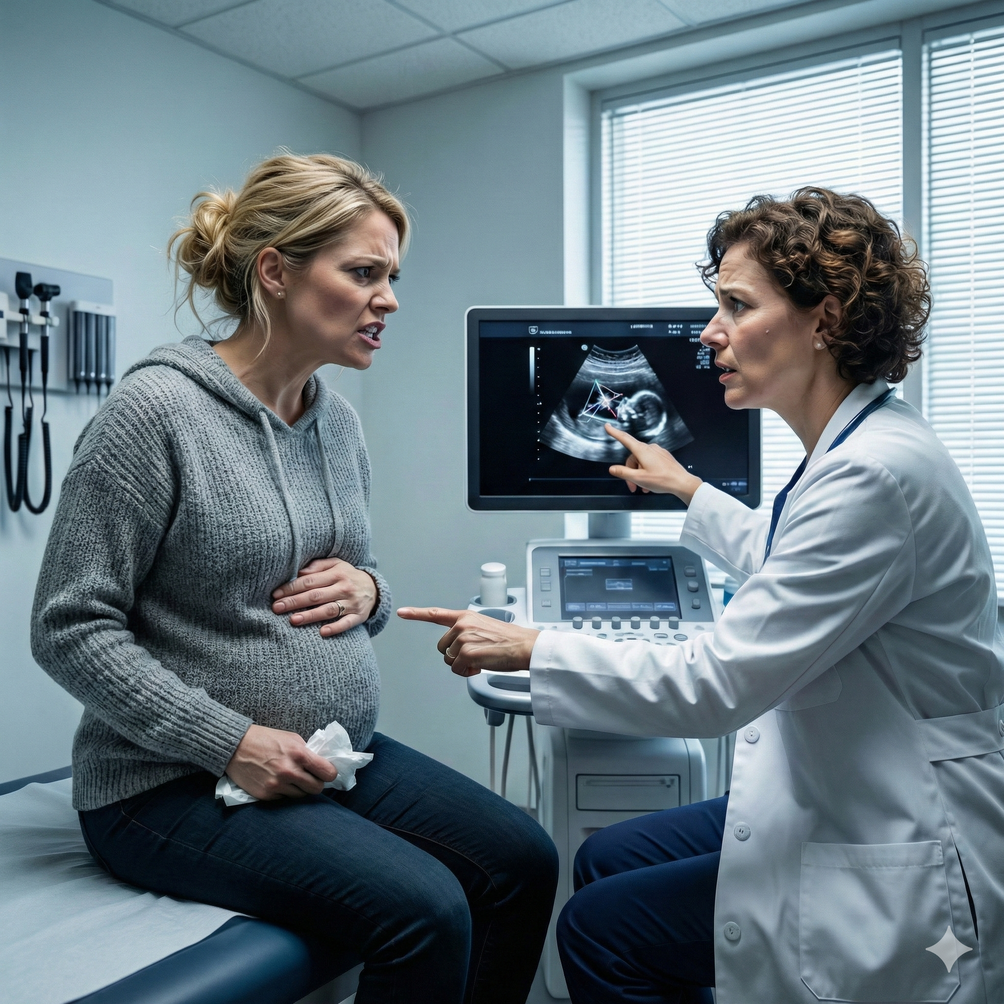 At my ultrasound, the doctor started shaking. She pulled me aside and said: ‘You need to leave now. Get a divorce!’ I asked: ‘Why?’, she replied: ‘No time to explain. You’ll understand when you see this.’ What she showed me made my blood boil.