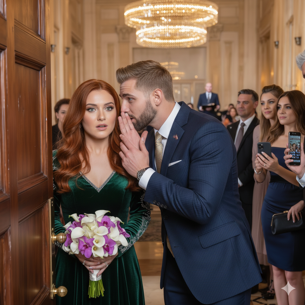 I was abandoned at my own wedding, and my millionaire boss leaned in and whispered, “Pretend I’m the groom.”