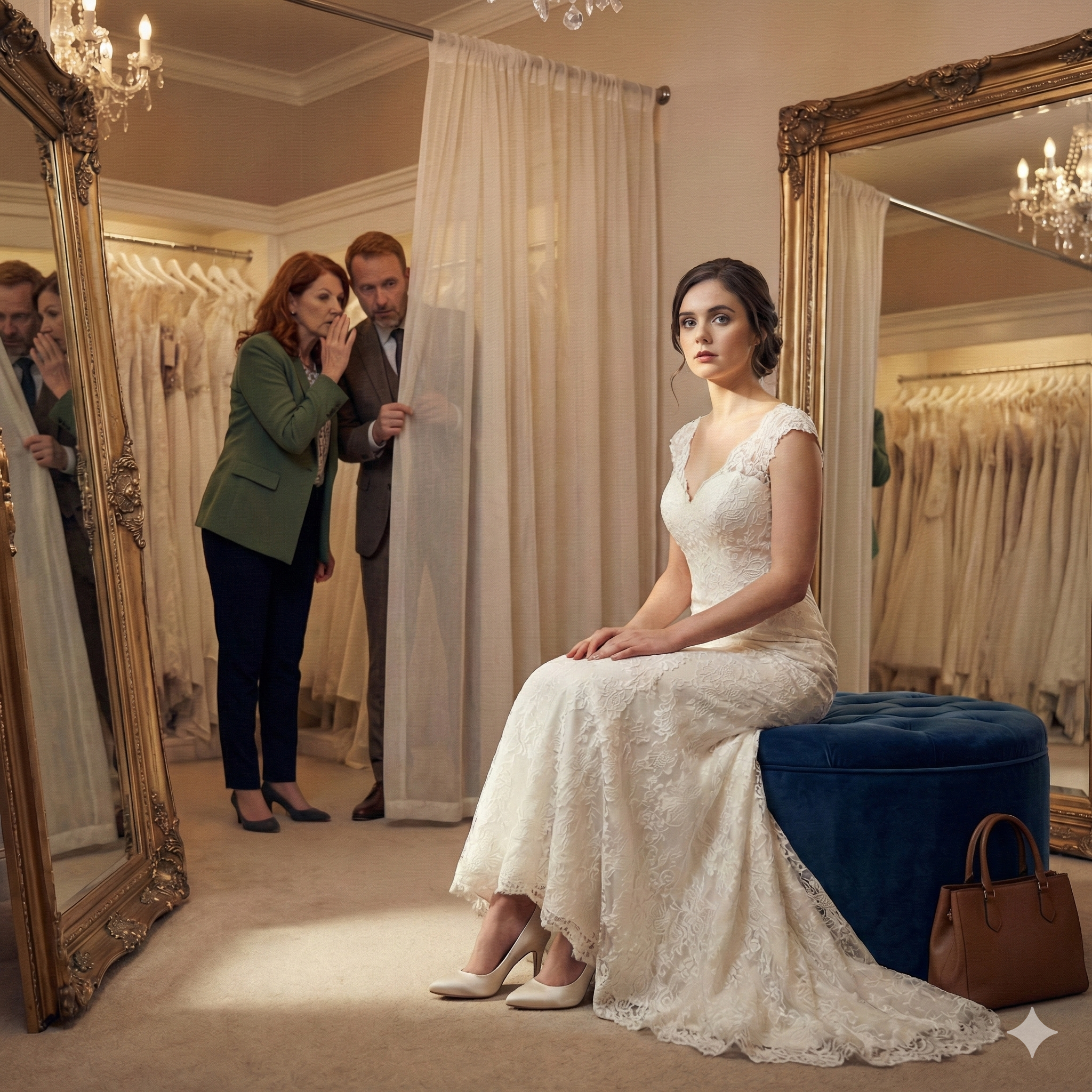 While trying on wedding shoes, I overheard my mother-in-law say: “Are you sure she doesn’t suspect anything? We want to take her apartment and her money. Then we’ll send her to a mental asylum!” I was speechless. Then I smiled…