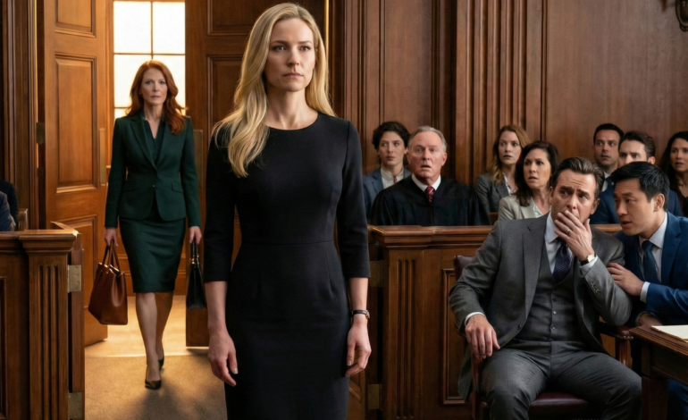 At our divorce hearing, my husband laughed when he saw I had no lawyer. “With no money, no power, no one on your side… who’s going to rescue you, Grace?” he sneered. He was convinced I was helpless. He didn’t realize who my mother was—until she stepped inside the courtroom and every breath in the room stopped. The grin vanished from his face… and pure fear replaced it. His perfect life was about to collapse.