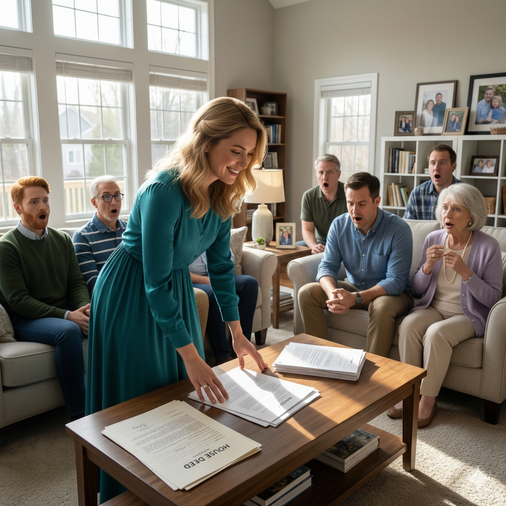 When my husband’s mistress got pregnant, my entire in-laws’ family told me to leave the house. I simply smiled and said one sentence— and the faces of all six of them fell. They apologized, but it was already too late…