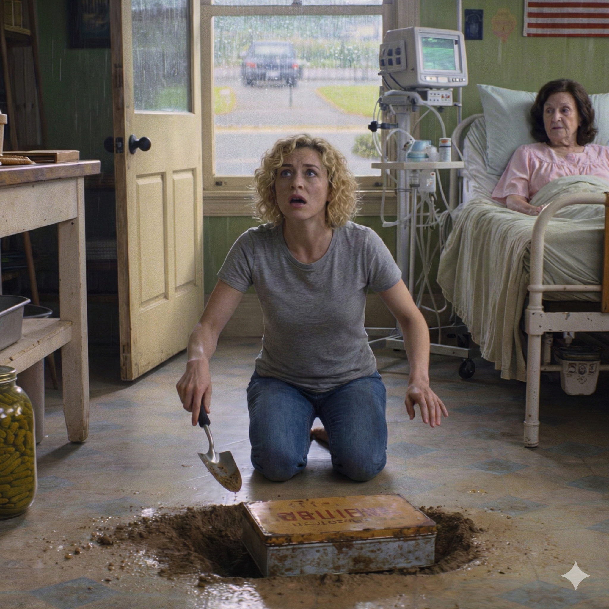 My husband brought his mother, who had cancer, home for me to take care of, and then went on a business trip for a year. Before she passed away, she told me: “Dig in the kitchen corner, under the pickle jar!!!” I was shocked when I found… I’m Sophia, and in a quiet suburb outside Chicago, I truly believed I was being asked to do something hard but honorable.