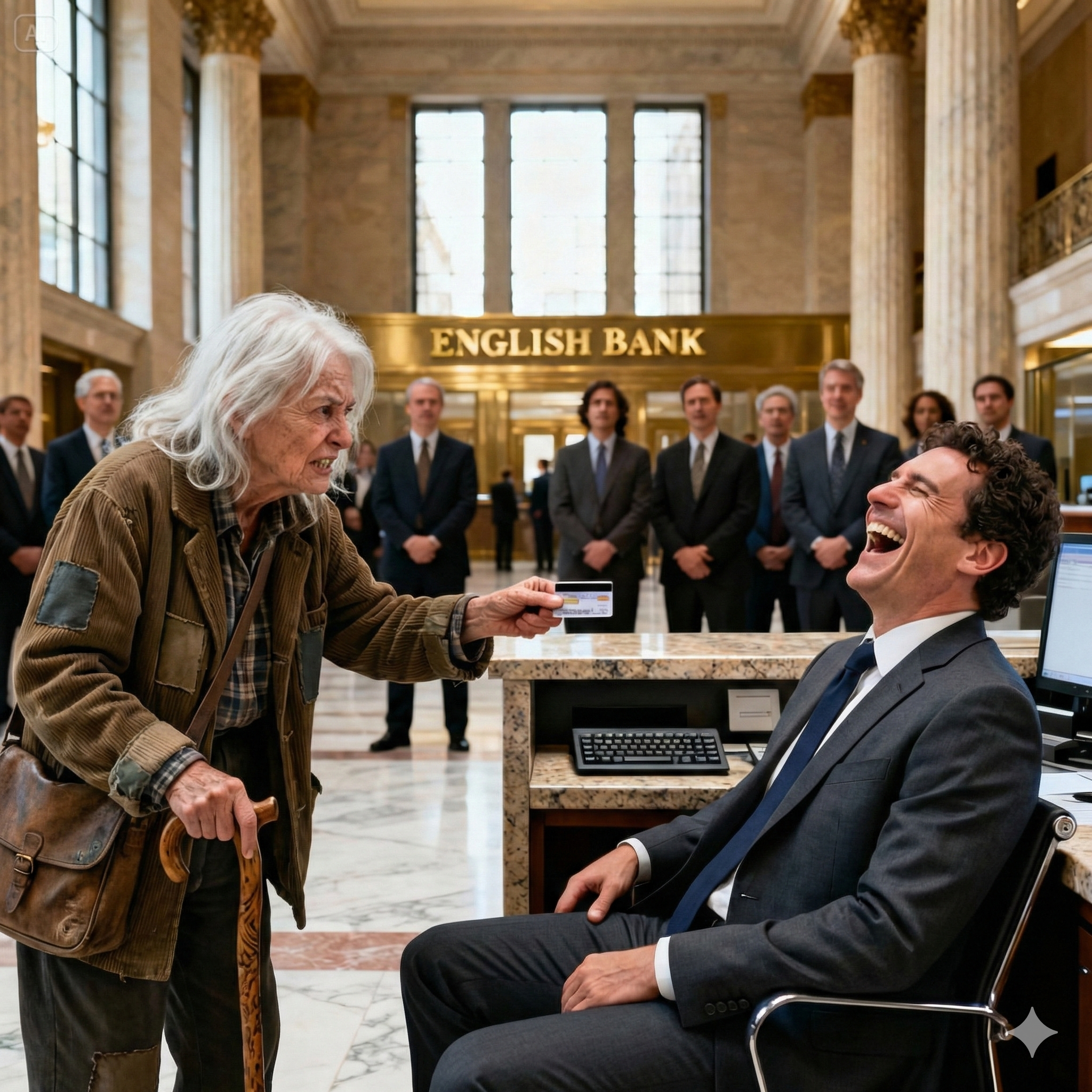 I Just Wanna Check My Balance “Said The 90years Woman.Millionaire Laughed… Til He Saw…