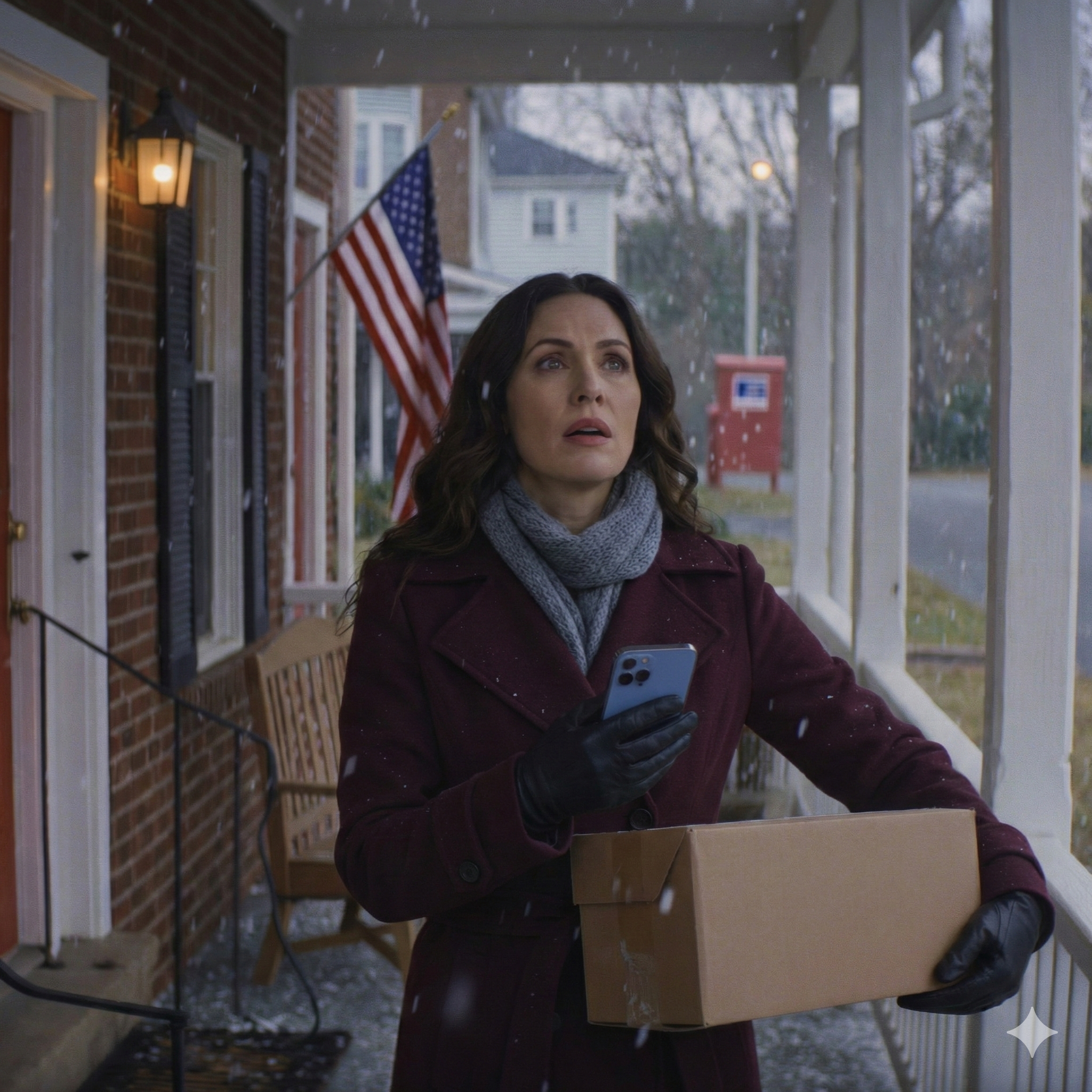 “My daughter-in-law said, ‘You don’t fit in—skip Christmas.’ I smiled, went home, and quietly cut off the mortgage money I’d been sending for years. Within a week, my phone buzzed: ‘Check your porch.’ A plain brown box sat on my doormat—labeled in my son’s father-in-law’s handwriting—and the papers inside forced us to face what was really happening behind their perfect house.”