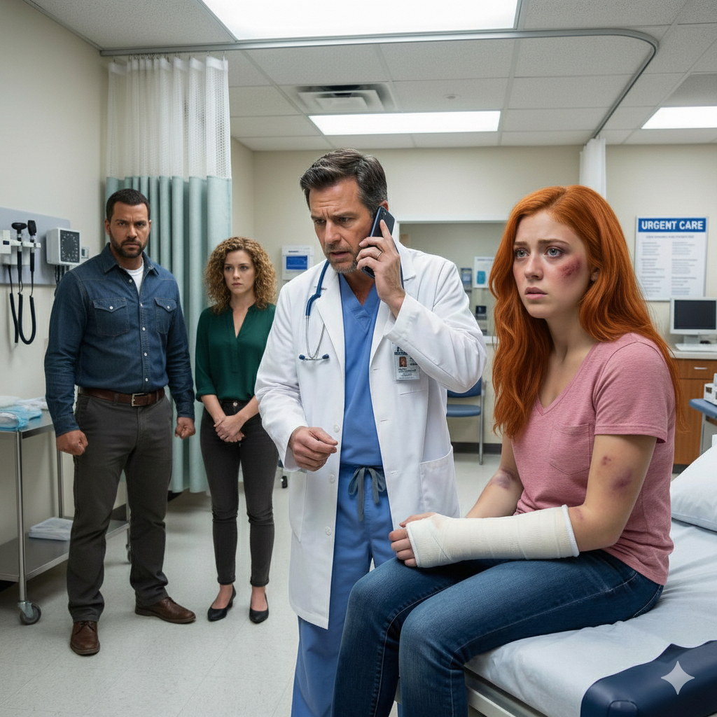 My stepfather beat me every day as a form of entertainment. One day, he broke my arm, and when we took me to the hospital, my mother said, “It was because she accidentally fell off her bike.” As soon as the doctor saw me, he picked up the phone and called 911.