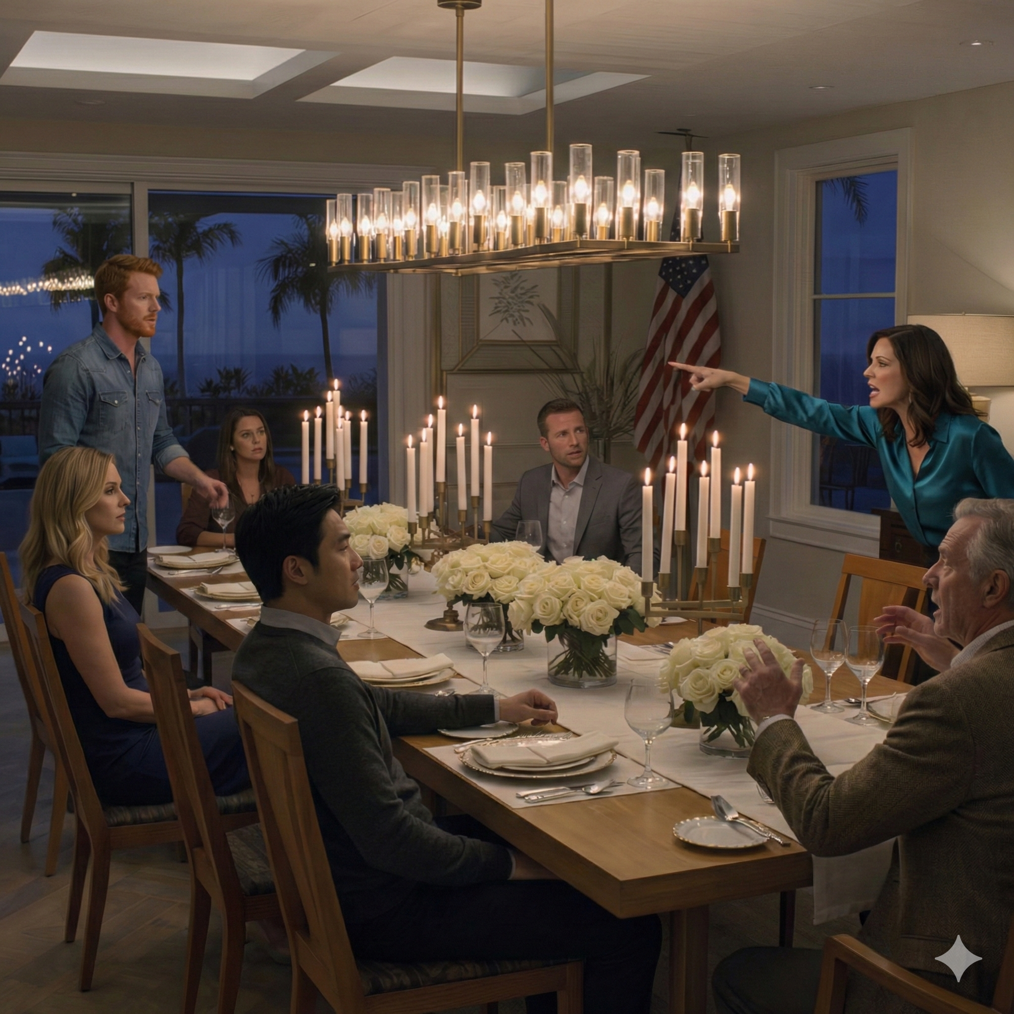 “Apologize To My Brother Or Get Out Of My House,” My Wife Snapped At Dinner. So I Stood Up, Walked Over To Him, And Said One Sentence—Quietly—That Shattered Three Marriages… Including Ours.