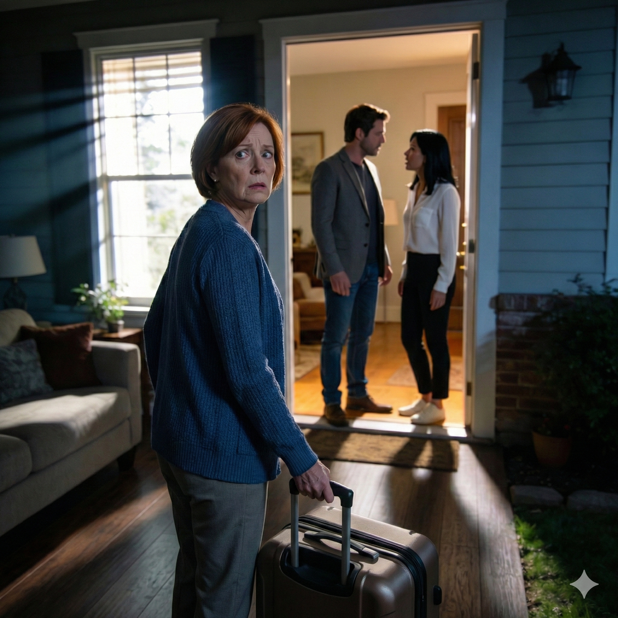 The mother-in-law stopped by to see her grandchildren, unaware her son had walked out on his family for another woman, however the instant she stepped inside the house, her face changed…